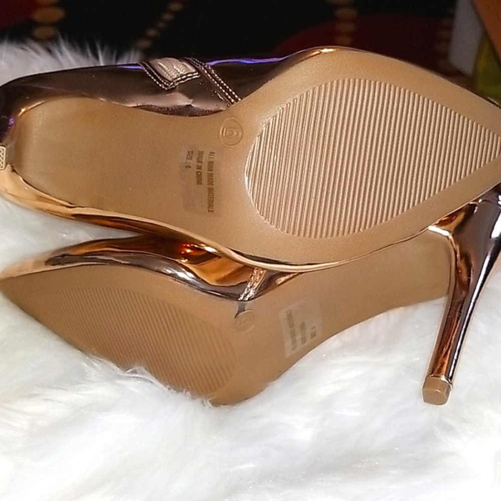👣WILD DIVA Rose Gold Akira 😽Boots, heels, shoes 😼 - Picture 9 of 11